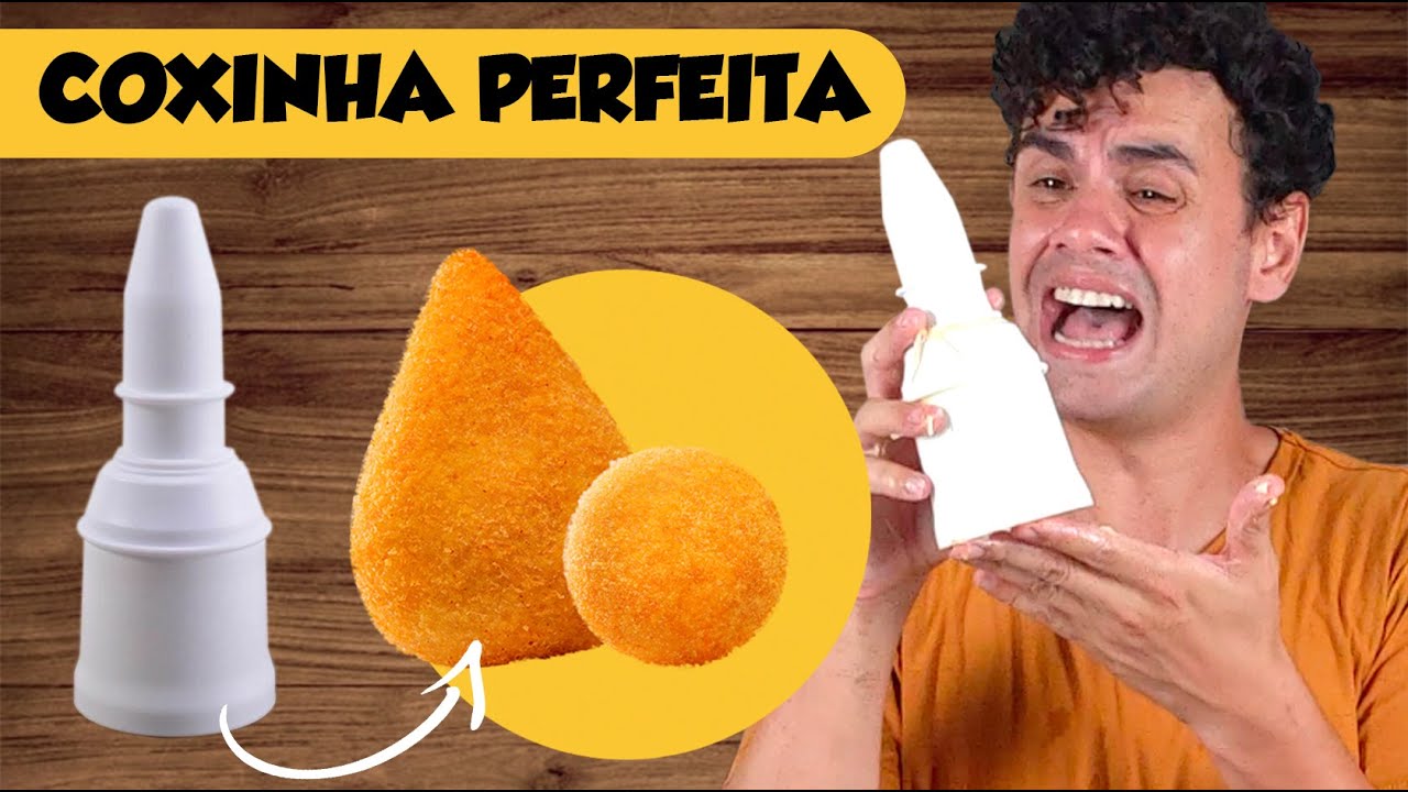 COXINHA PERFEITA COM O MOLDE DA WISH - Fubá online