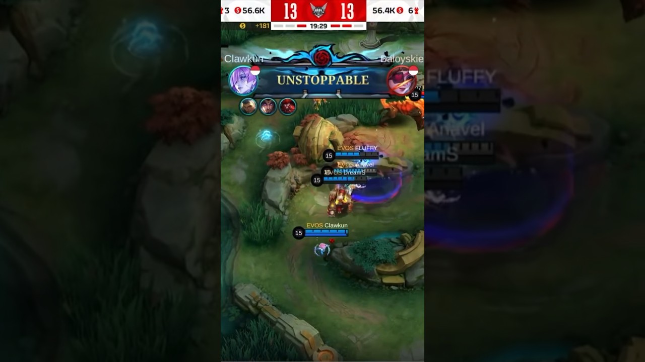 momen comeback Evos Glory! biarkan Mr. Clawkun memasak🔥🔥 #mobilelegends #mobilelegendsindonesia