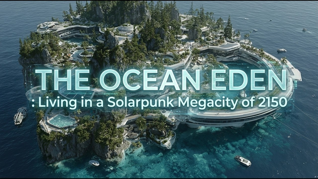 The Ocean Eden: Living in a Solarpunk Megacity of 2150