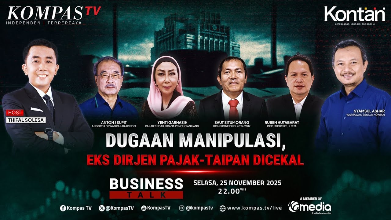 LIVE - Dugaan Manipulasi, Eks Dirjen Pajak - Taipan Dicekal | BUSINESS TALK