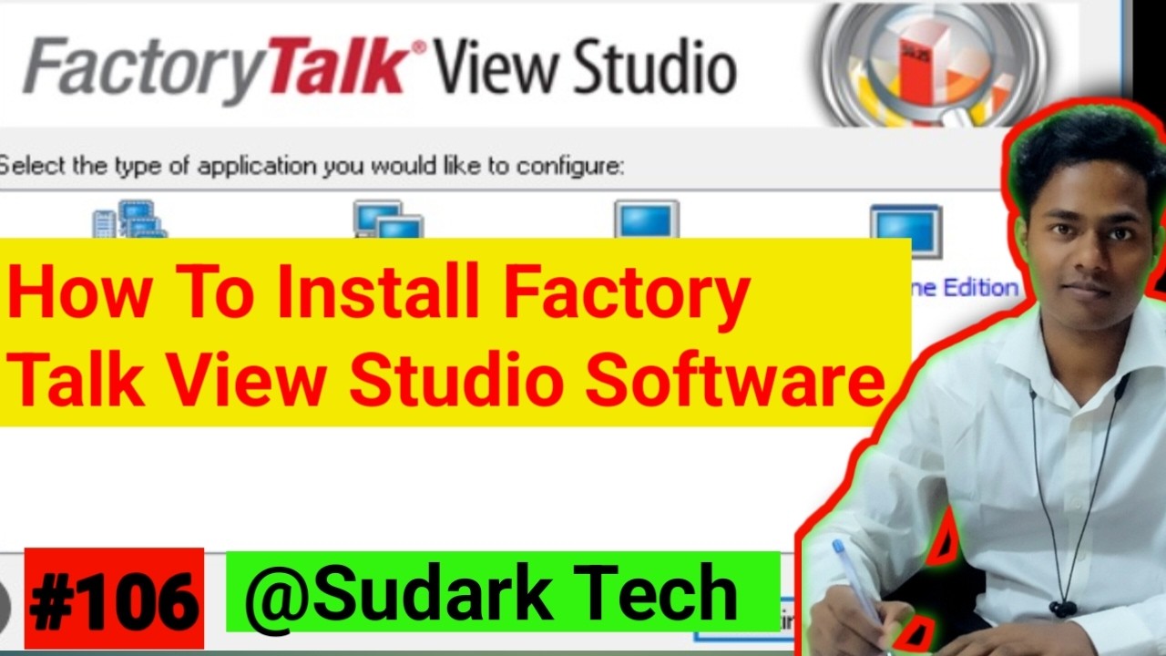 How to Install Factory Talk View Studio Software | Automation | Sudark Tech