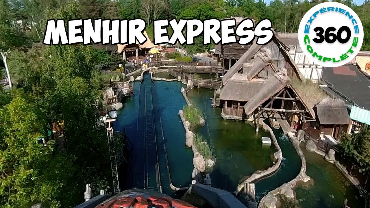 🌊MENHIR EXPRESS AU PARC ASTÉRIX : EXPÉRIENCE COMPLÈTE 360° ! (On ride file d'attente + attraction)