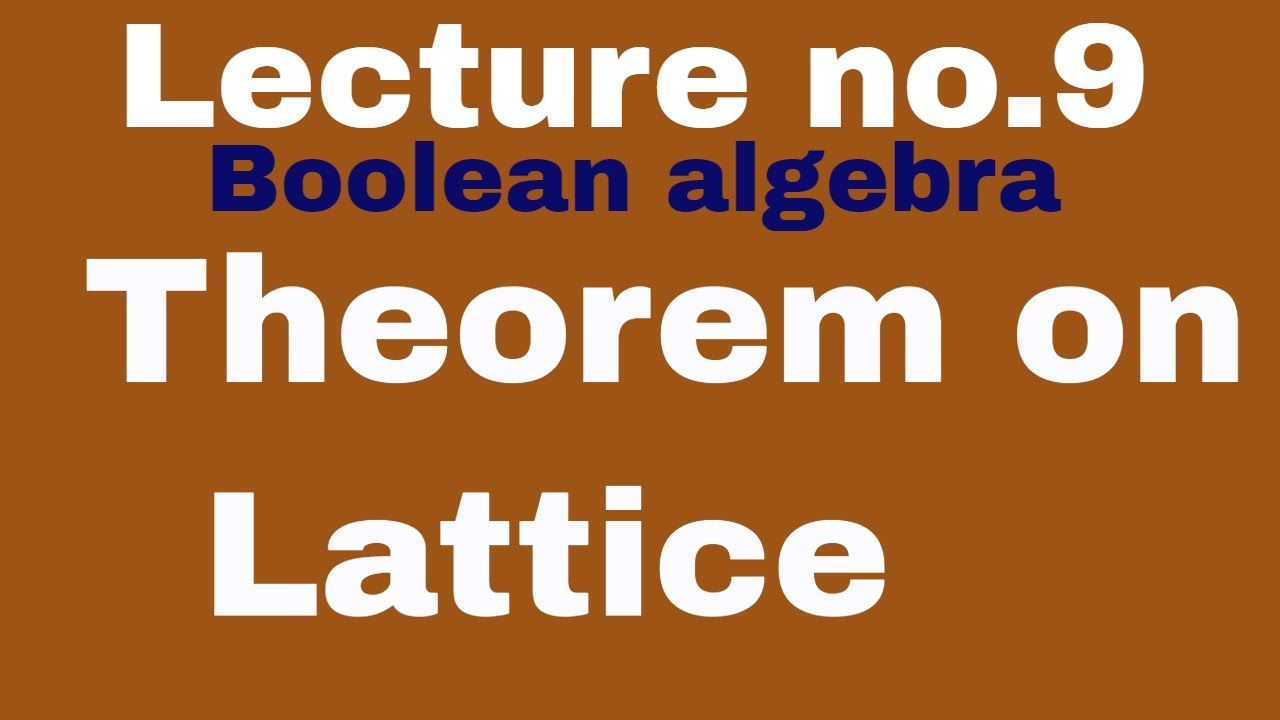 #9 Lattice ,Dual  of lattice is lattice , important theorem