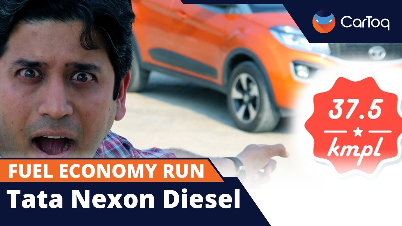 Tata Nexon diesel AMT automatic Fuel Economy Run in Hindi