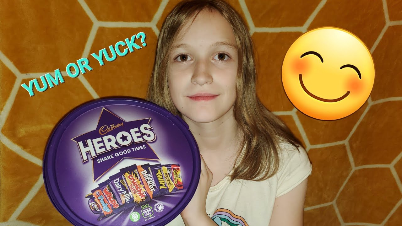 Trying European Chocolate! Cadbury Heroes review!
