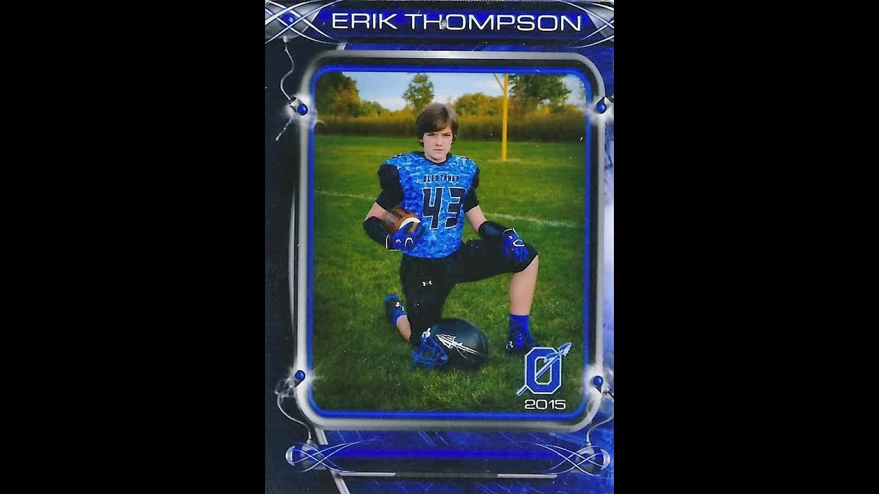 Erik Thompson 2015 Football Highlights