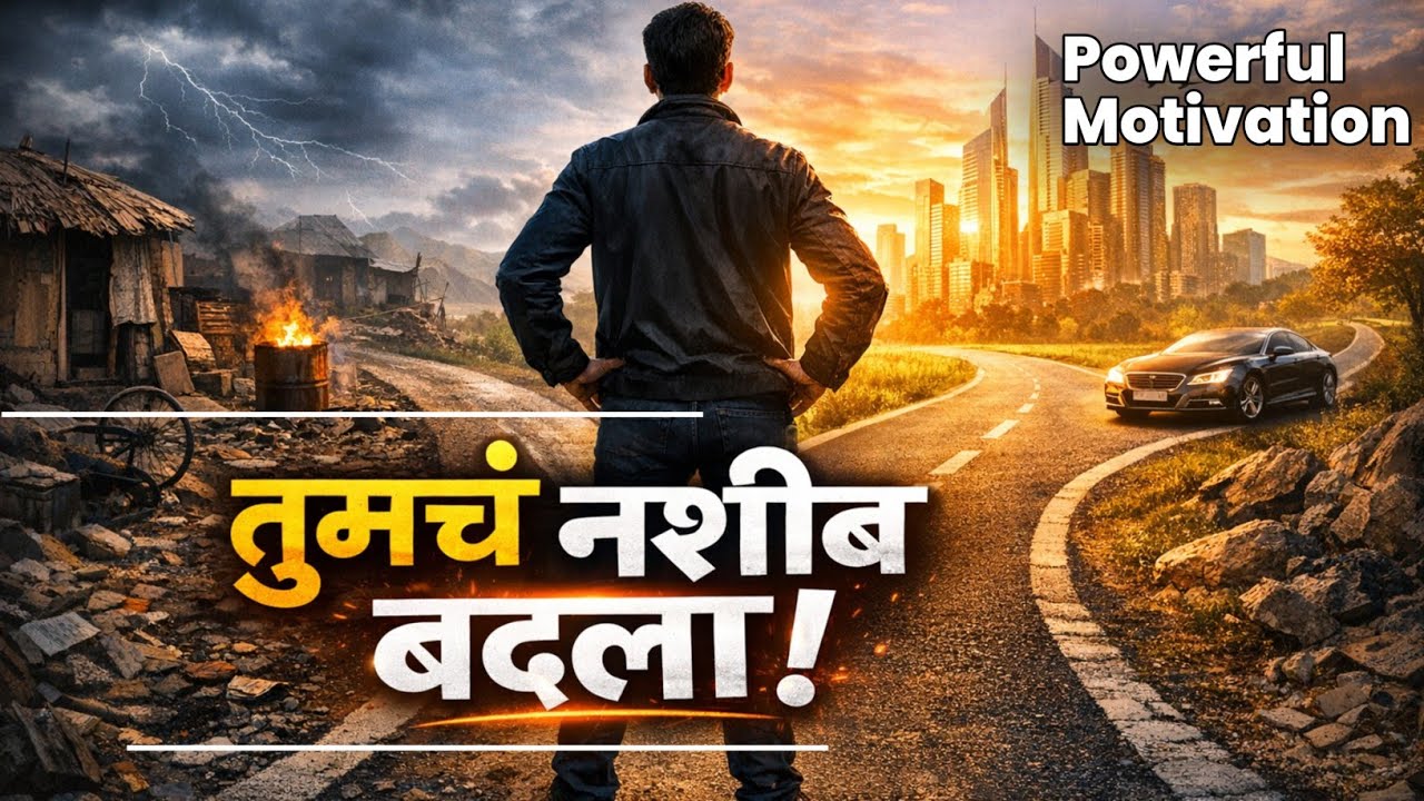 नशीब खराब आहे? आजच बदल | Marathi Motivation | Success Mindset | Powerful motivation