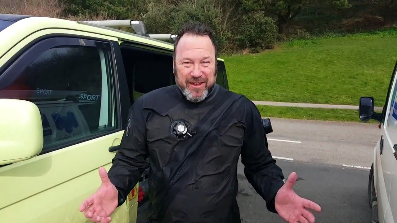 Light Monkey P-valve in a fourth element argonaut drysuit.