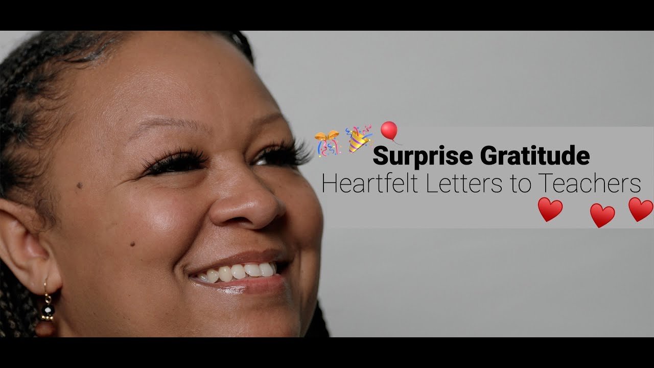 Teacher Appreciation Week | Thank-You Letters to Teachers