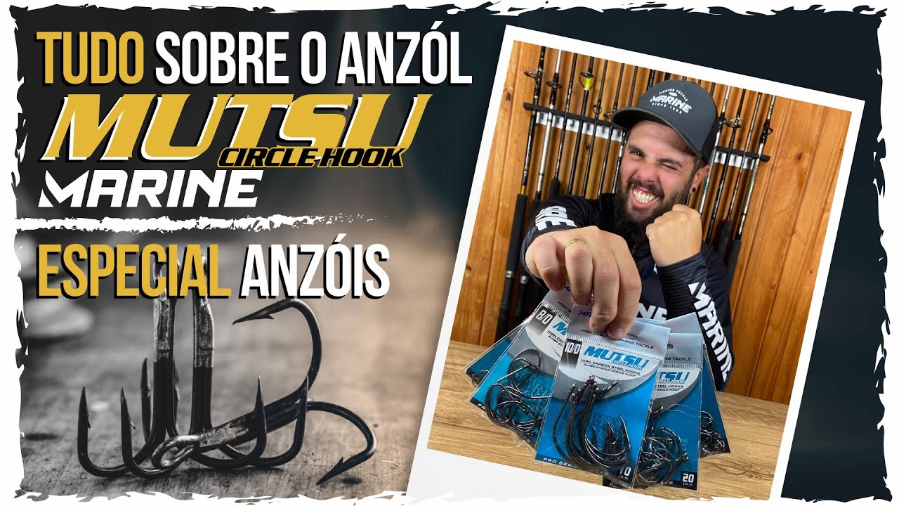 ANZOL MUTSU CIRCLE HOOK, O ANZOL QUE O PEIXE N&Acirc;O ENGOLE!!! (REVIEW)