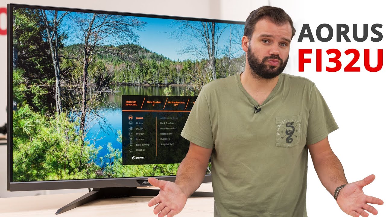 Gigabyte AORUS FI32U Monitor Review - 4k @ 144Hz and HDMI 2.1!