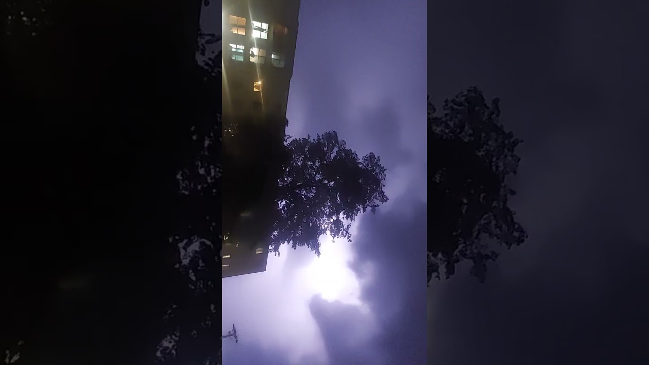 Part 2/round 2 of thunderstorms in Sault Ste Marie Ontario 7-10-2023