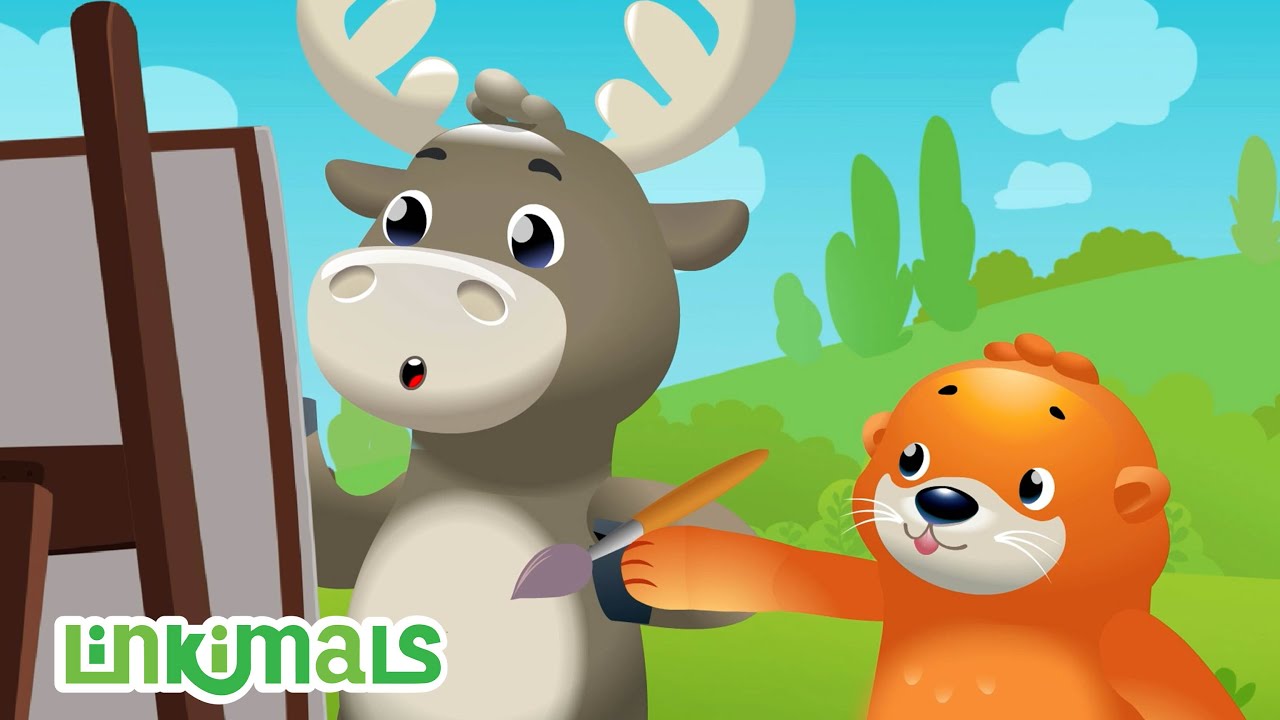 Linkimals™ | Painting Song | Season 2 | Learn 123s & ABCs | Kids Songs | Cartoons for Kids