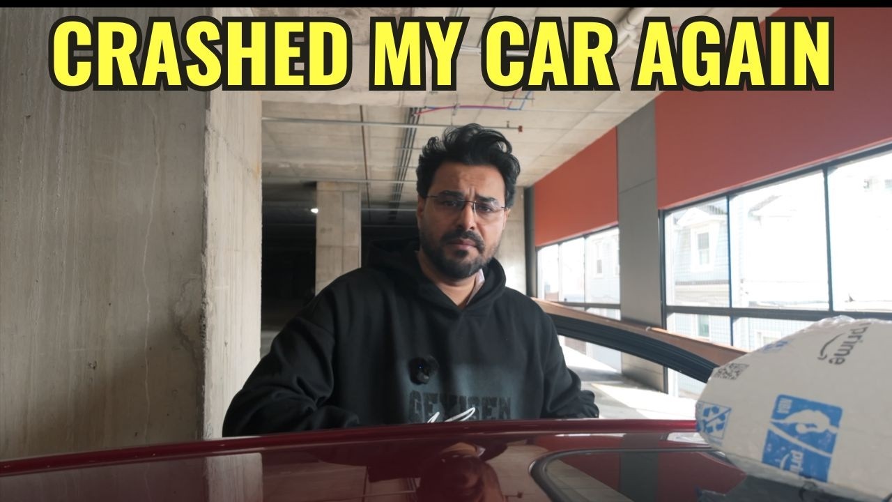 crashed my car again