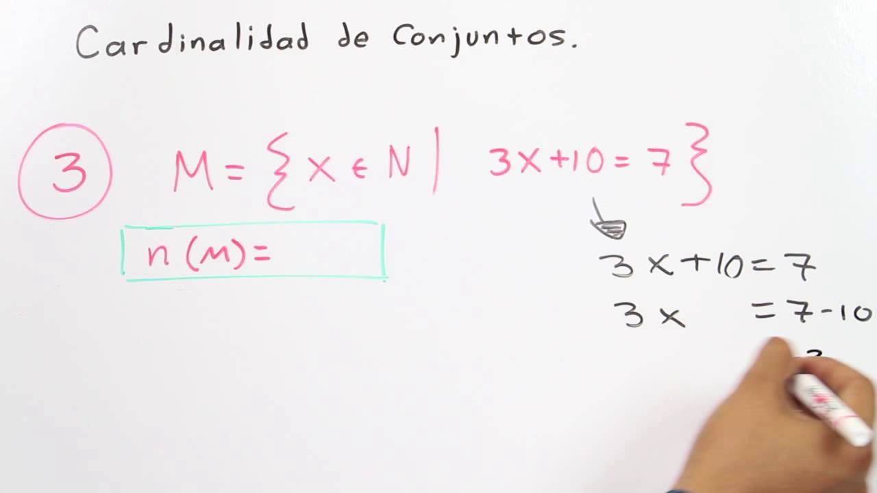 Cardinalidad de conjuntos