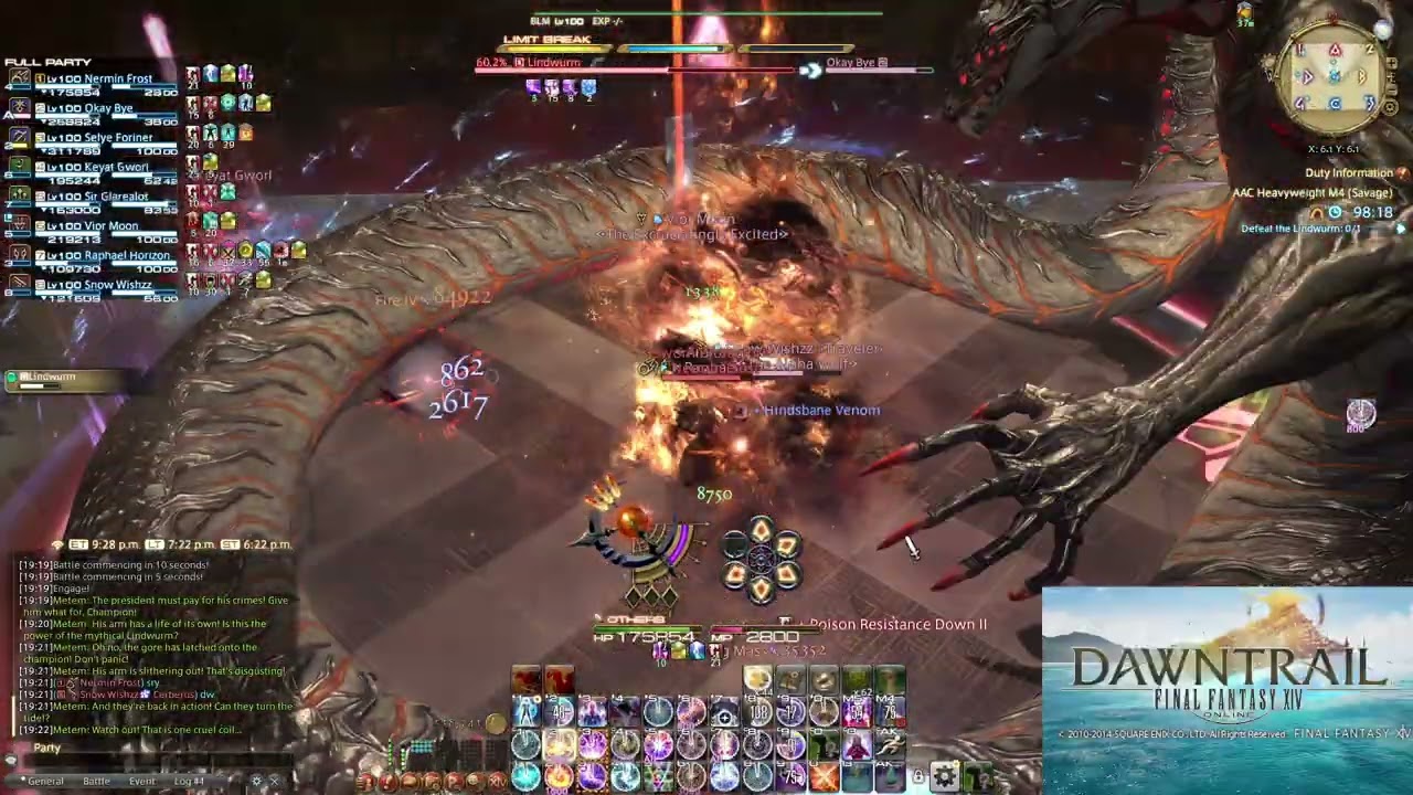 Final Fantasy XIV: Dawntrail Arcadion M12(Savage) Phase 1 Black-Mage PoV