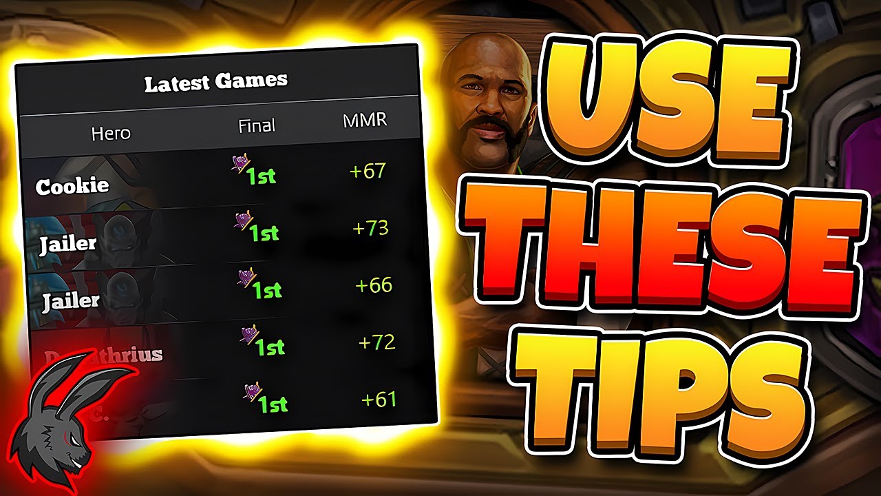 5 First Places Using Jeef's Tips! | Hearthstone Battlegrounds