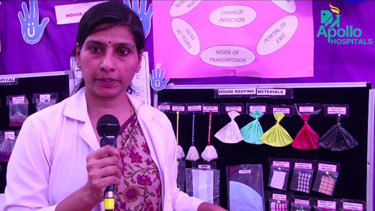 Biomedical waste management at Apollo Hospitals Dr Jaya Sree, Infection Control Head