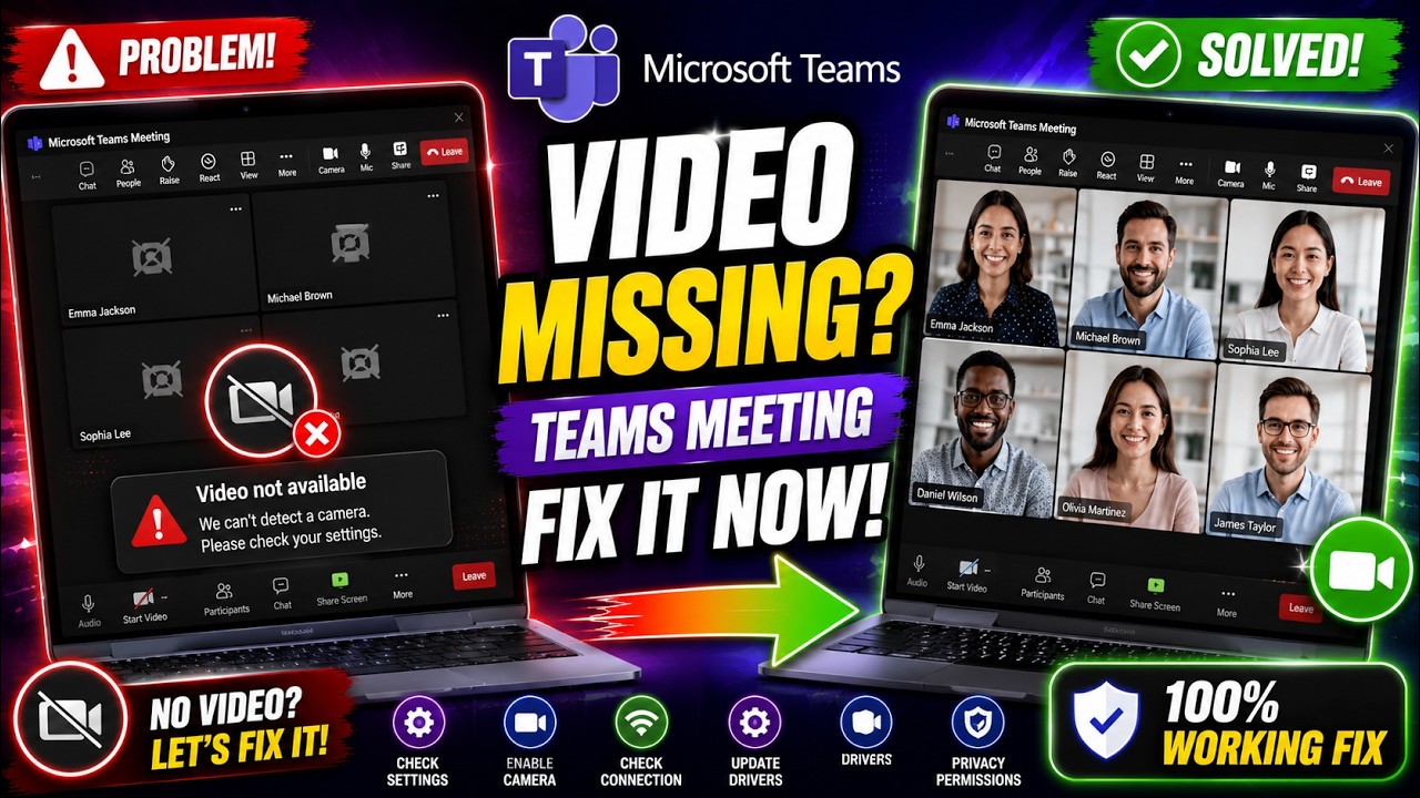 How To Fix Video Missing During Microsoft Teams Meeting