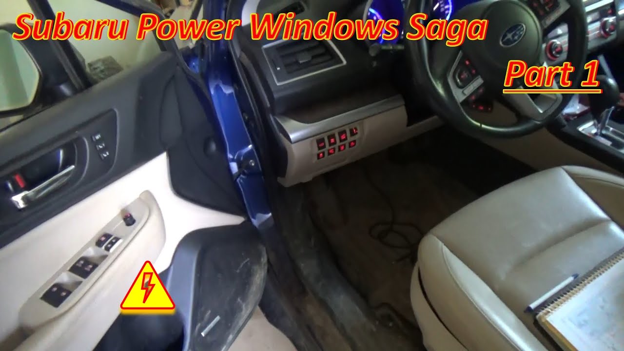 Subaru Power Window Saga -Part 1