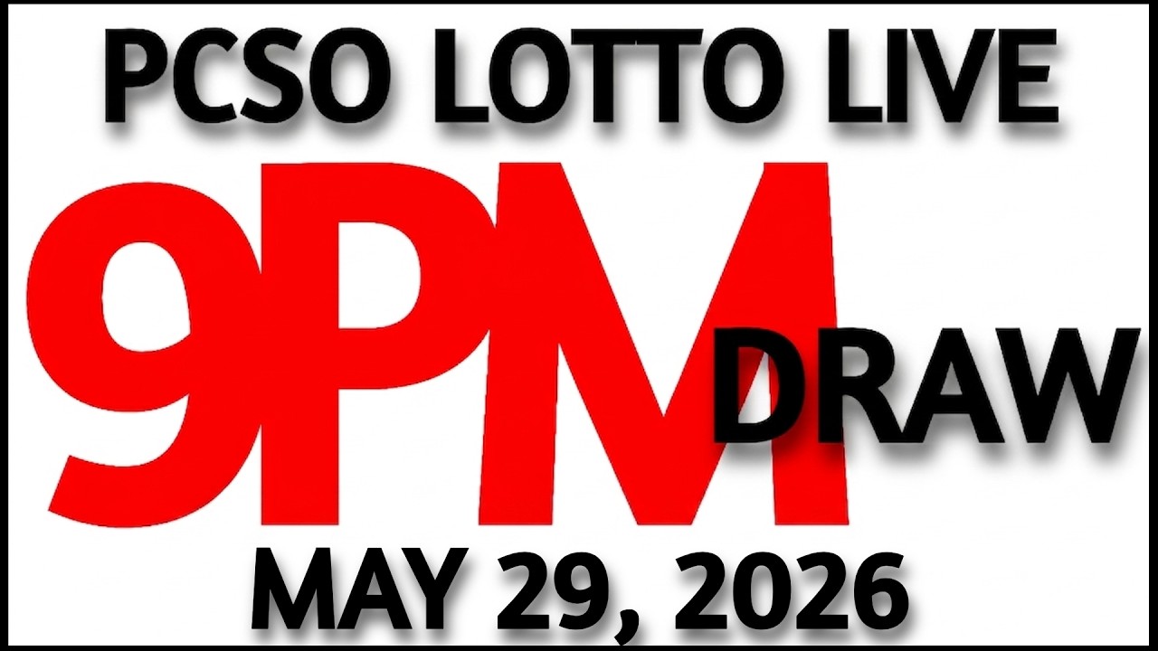 Lotto Result Today 9pm Draw May 29, 2026 Swertres Ez2 PCSO LIVE