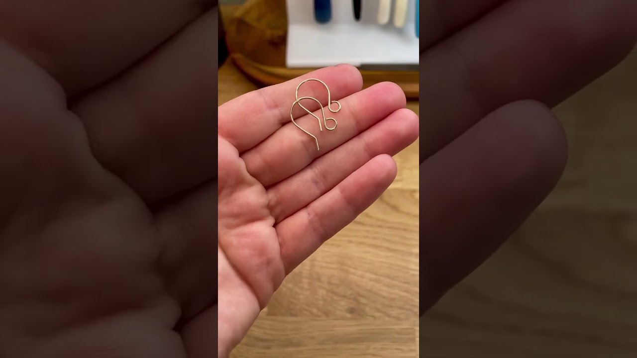 Let&rsquo;s make some ear hooks!! 💝#diy #jewelry #handmade #howto #earrings #gift #handmadejewelry