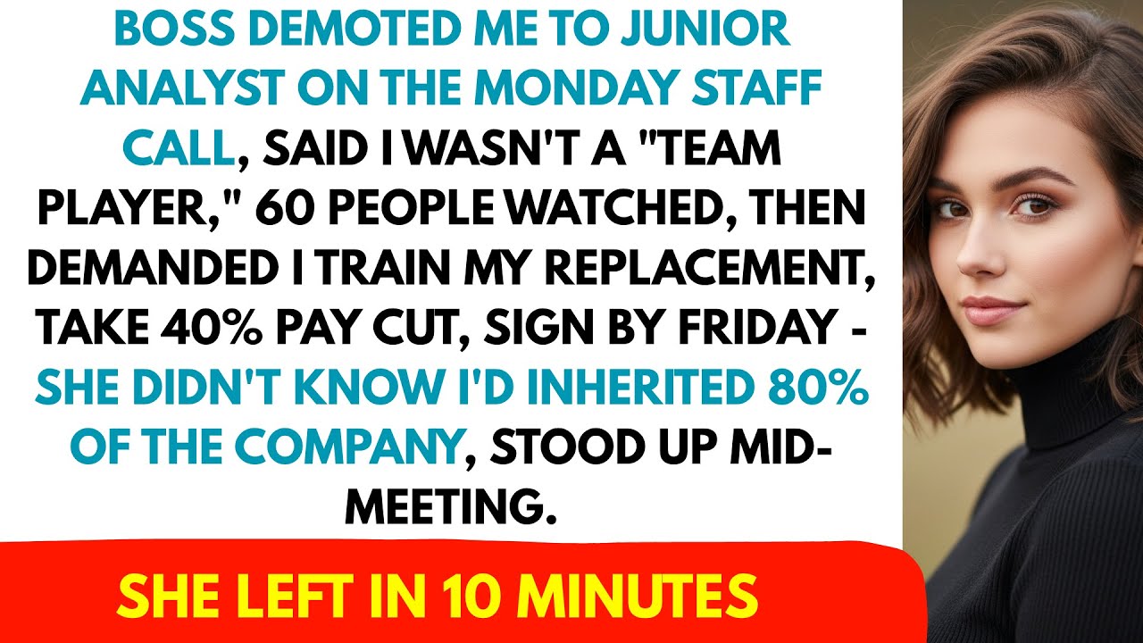My Boss Demoted Me for 'Not Being a Team Player'—Then Found Out I Inherited the Entire Company