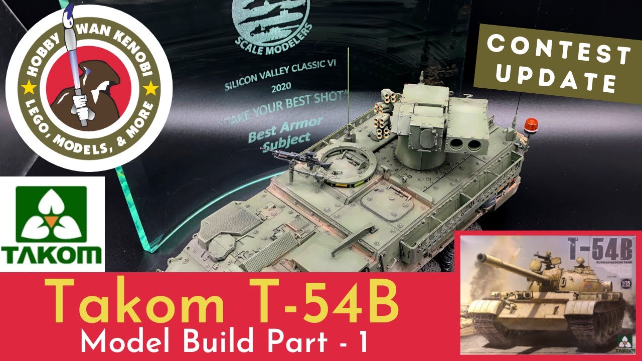 Model Contest update and Takom T-54B 1/35 - Part 1
