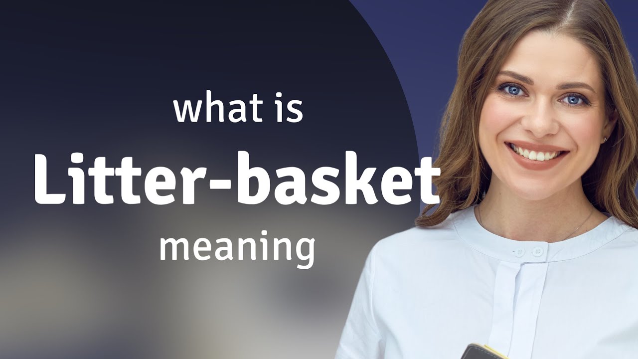 Litter-basket &bull; what is LITTER-BASKET definition
