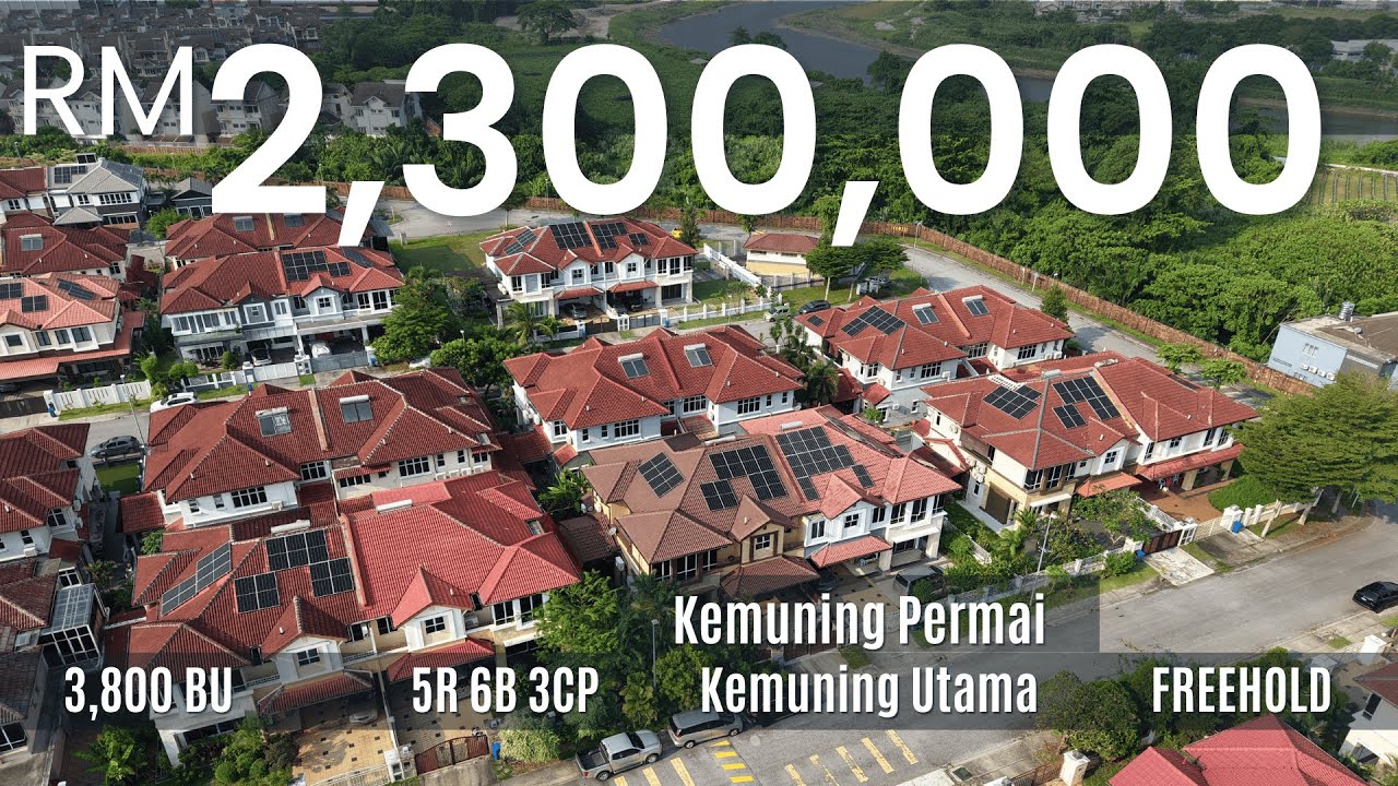 House Tour 16: 2.5-Sty Superlink 50x80 Semi-D | Kemuning Permai, Kemuning Utama SALE 2.3M | 5R6B
