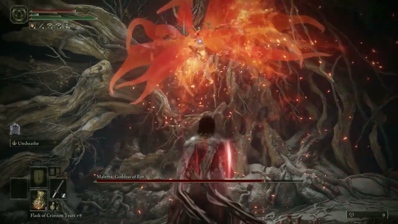Elden Ring - RL1 Malenia (w/ +25 Cold Uchigatana)