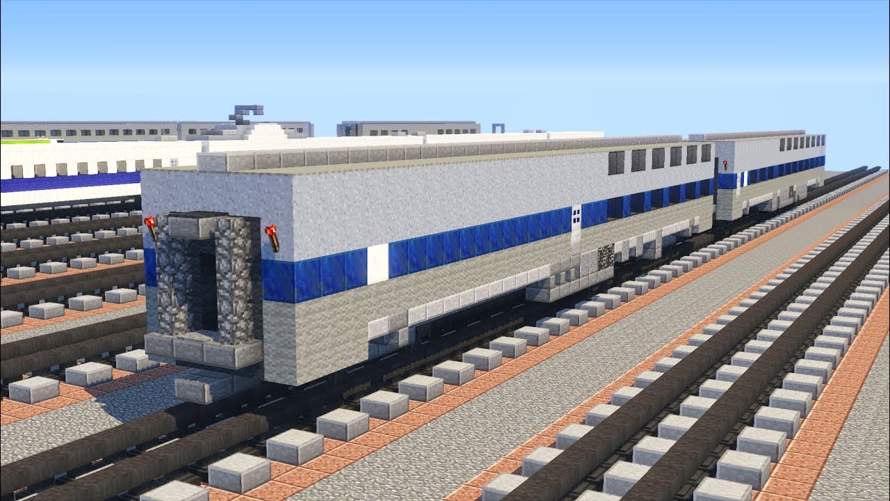 Minecraft Amtrak Viewliner Sleeper & Diner Tutorial