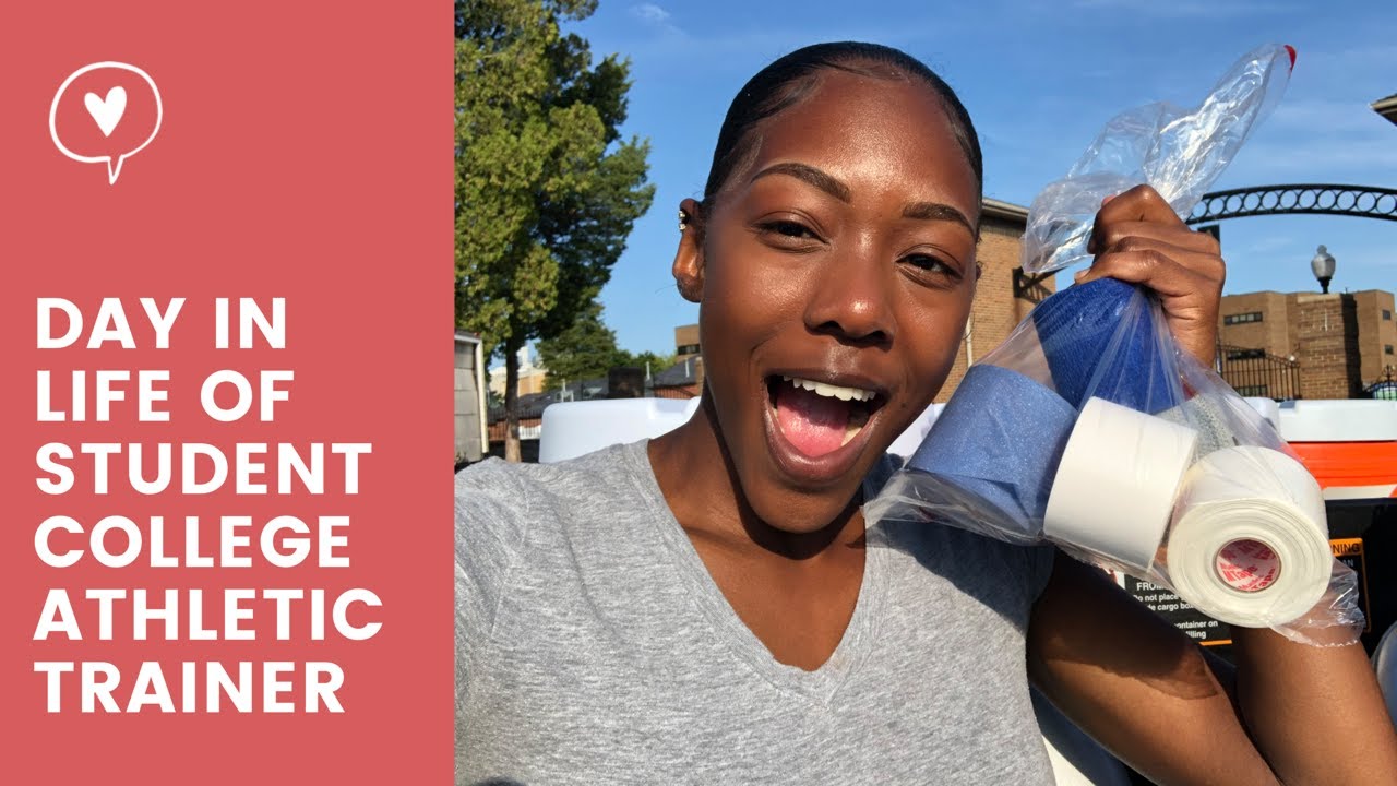 DAY IN THE LIFE OF A STUDENT ATHLETIC TRAINER VLOG (HAMPTON UNIVERSITY FOOTBALL CAMP EDITION)