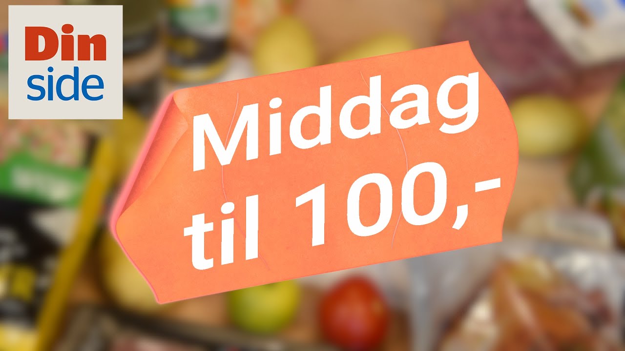 Billige middager til under 100 kroner