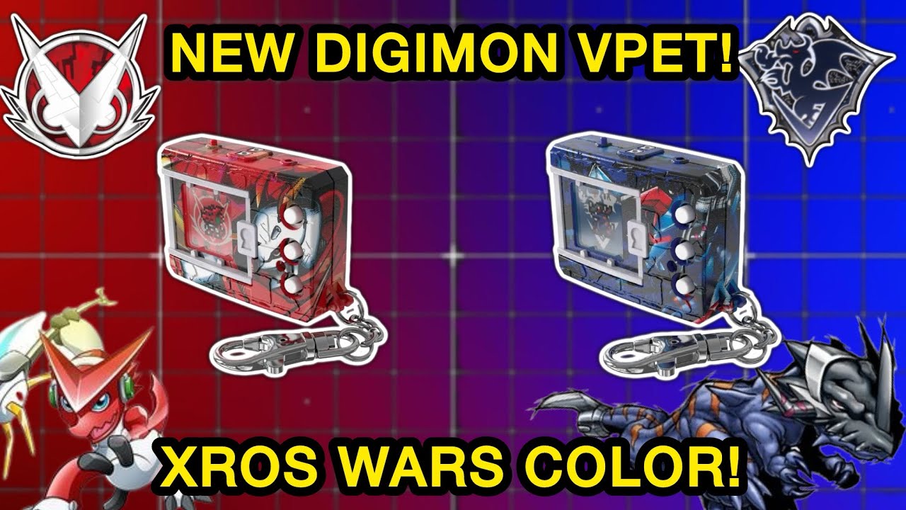 Анонсировано новое цветное устройство Digimon Xros Wars!