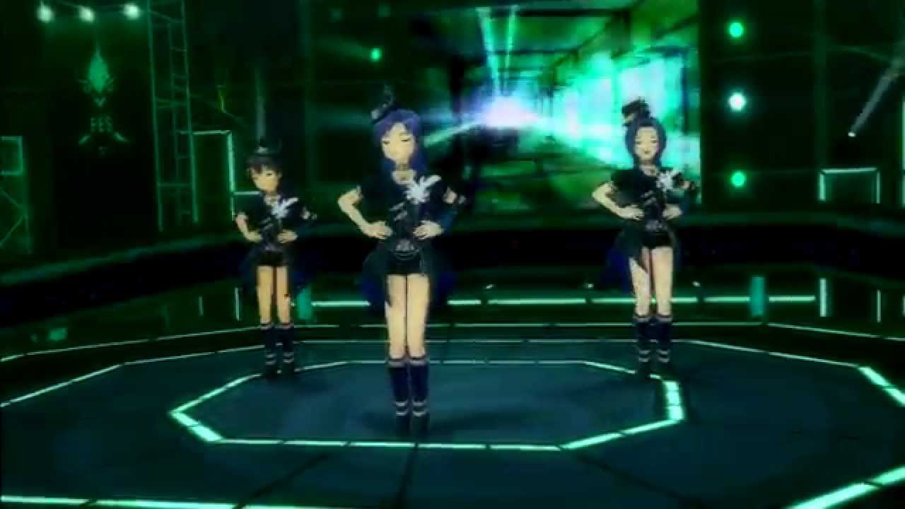 iM@S2 - Agent Yoru wo Yuku (Hibiki, Chihaya, Azusa)