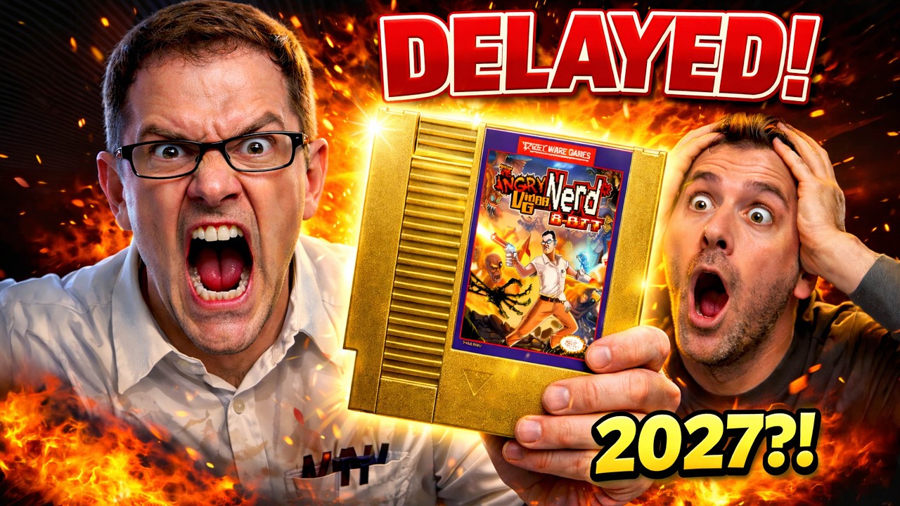 ОГРОМНАЯ ЗАДЕРЖКА: Выход AVGN для 8-битной NES перенесен на 2027 год! (Обновление от Limited Run ...