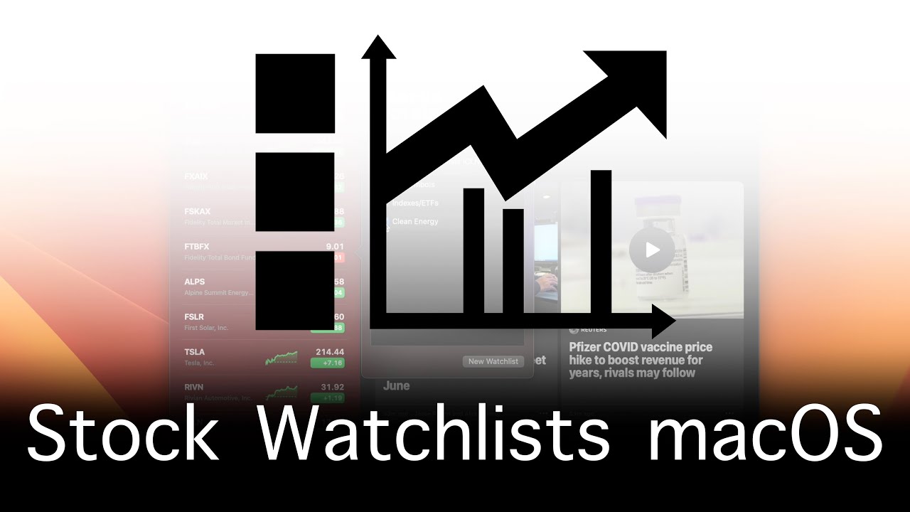 How To Create Stock Watchlists on a Mac