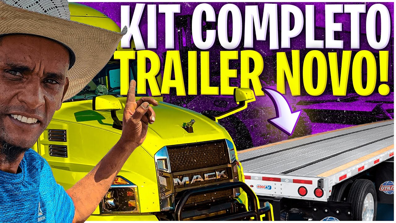[TRAILER E CAMINHÃO] PRIMEIRA VIAGEM COM O KIT COMPLETO🇺🇸