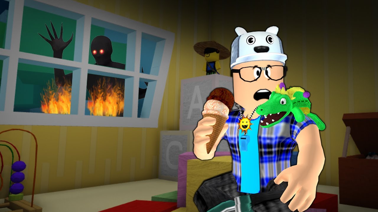 ROBLOX: O VELHOTE FOI PARA A CRECHE ASSOMBRADA! (Daycare)