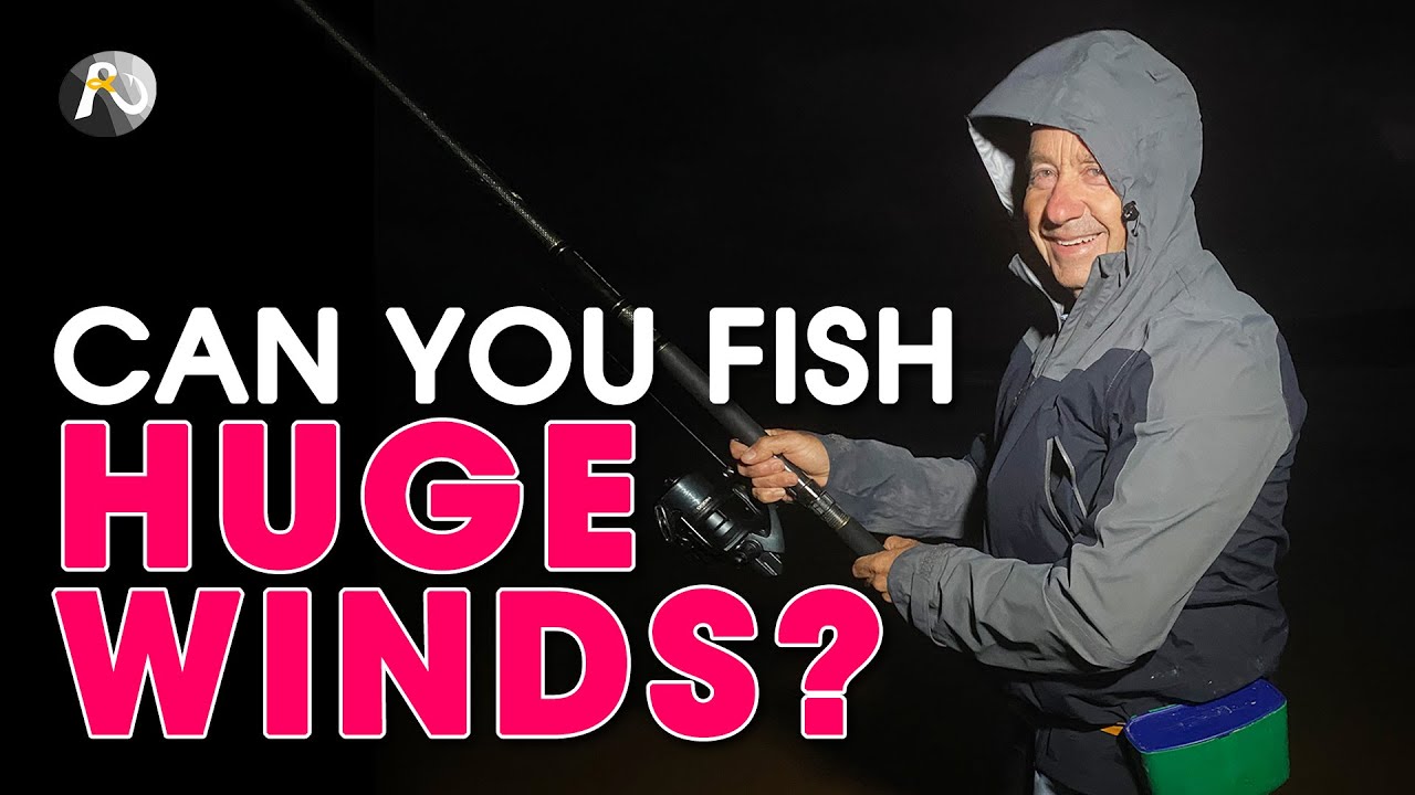 When You Go Beach Fishing in a Howling South Wind!