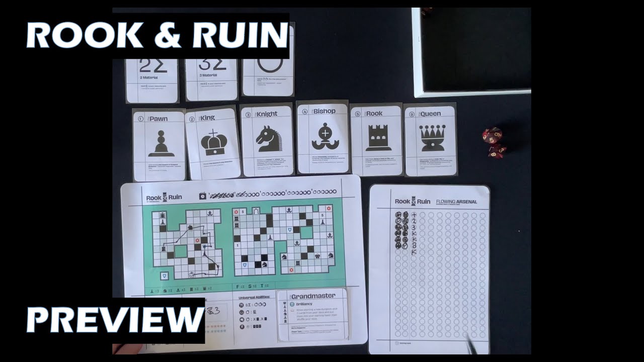 Rook & Ruin — настольная шахматная игра PnP соло
