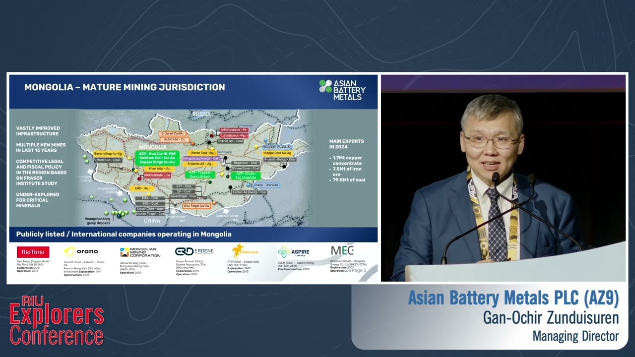 Asian Battery Metals PLC - RIU Explorers Conference 2026