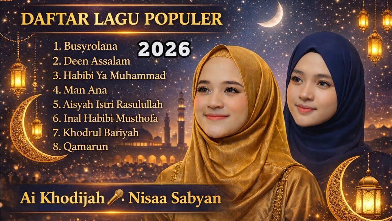 Ai Khodijah & sabyan Sholawat Terbaru, Ramadhan 2026 Penyejuk Hati