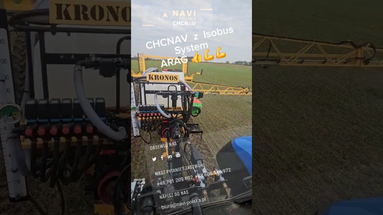 ISOBUS SECTION CONTROL CHCNAV NX612 Navi-Polska z Opryskiwaczem KRONOS