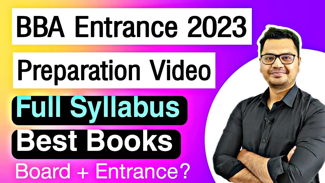 BBA Entrance 2023 Preparation Strategy | BBA Entrance Exam Syllabus | BBA Entrance Books |