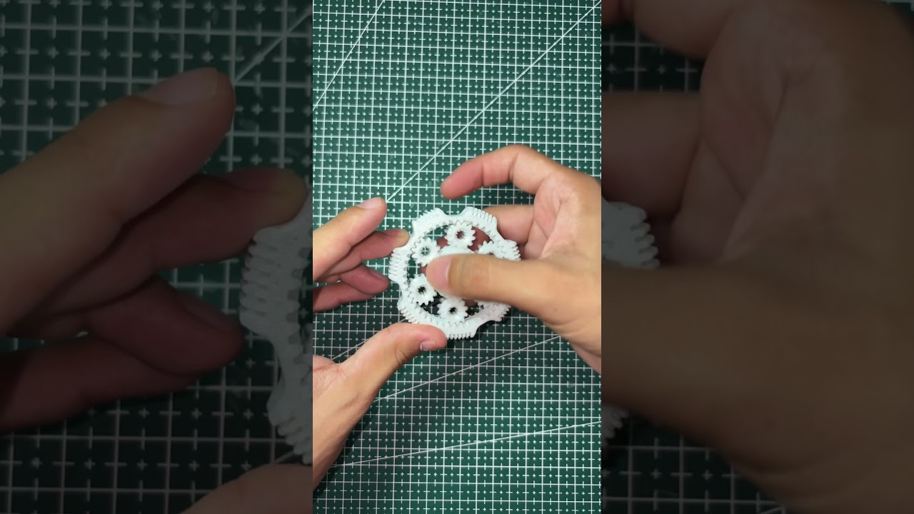 Planetary Gear Fidget Spinner in Action! #3DPrinting