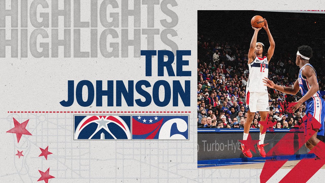 Highlights: Tre Johnson scored 20 points at Philadelphia 76ers | 01.07.26