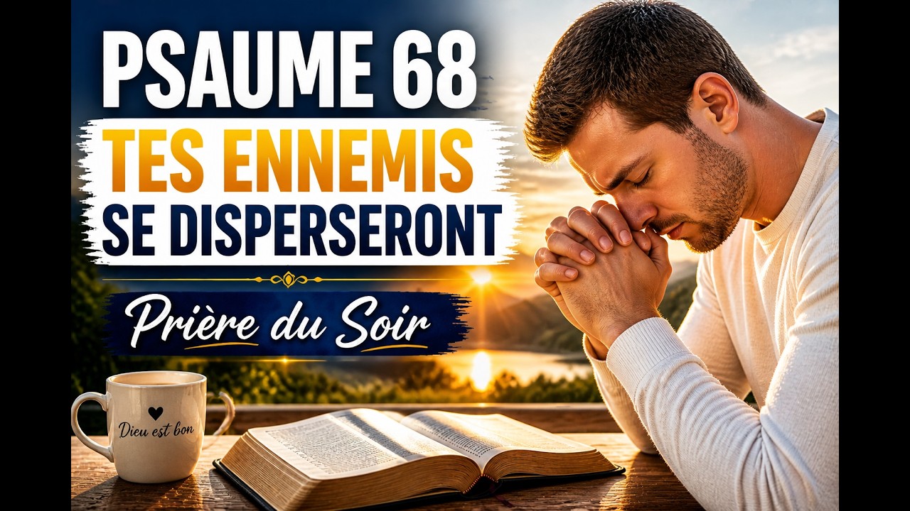 PRIÈRE DE COMBAT SPIRITUEL DU SOIR : DIEU SE LÈVE ET FOUDROIE MAINTENANT TOUS CEUX QUI T'ATTAQUENT