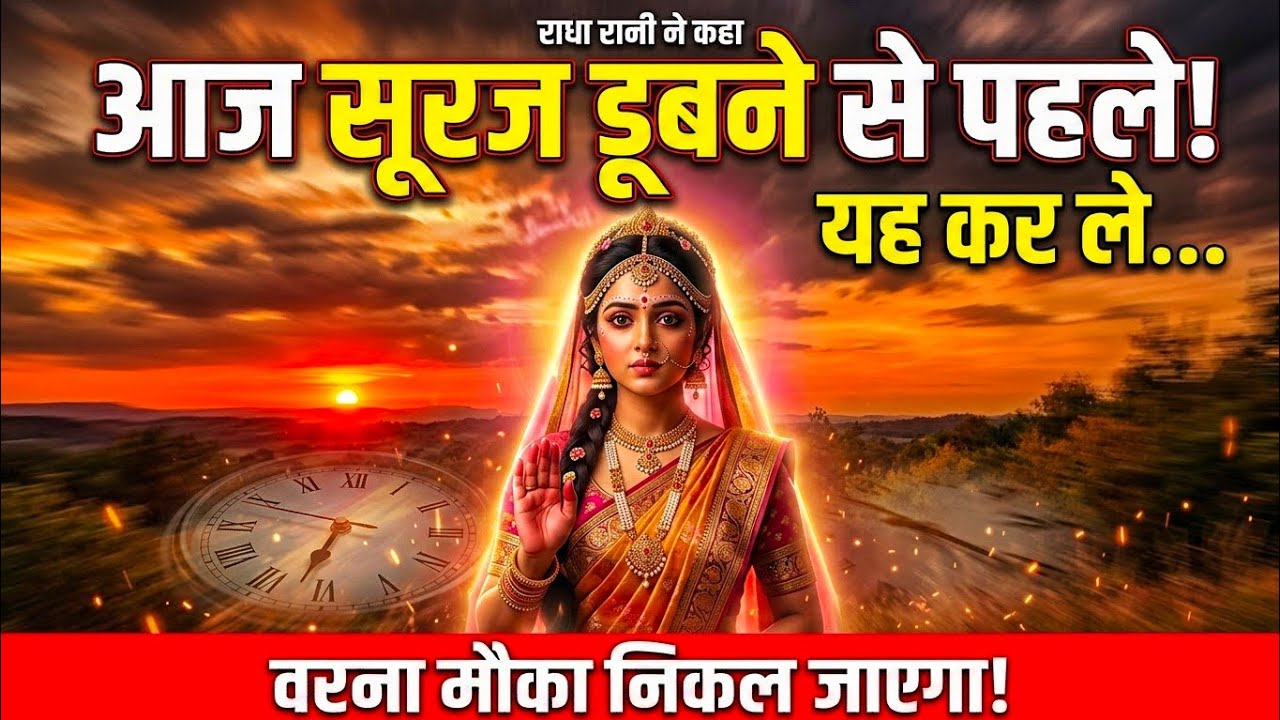 आज सूरज डूबने से पहले यह कर ले Radharani-ka-ashirwad⁩  #radheradhe #maa